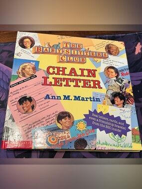 Vintage Babysitters Club Chain Letter Book 1993 Interactive Letters Collectible